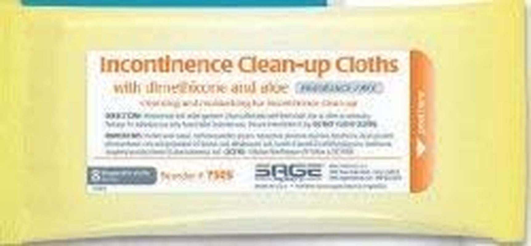 incontinence care wipe sage soft pack unscented 8 count packaging type case