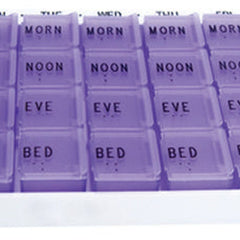 Medichest  6 7/8 X4 1/2 X7/8  7 day W/4 Compartments Per Day   All Care Store