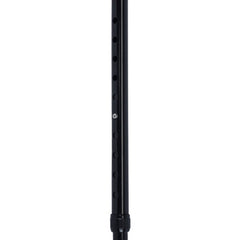 Cane  Soft Foam Offset Handle  Blue Jay  Black With Strap