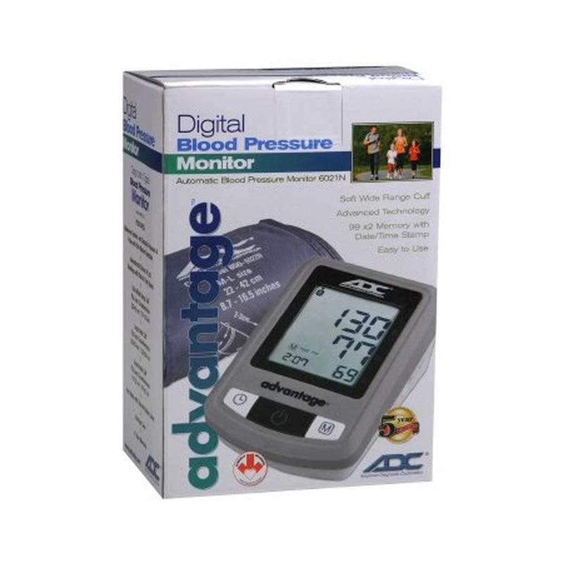 adc advantage blood pressure monitor advantage 6021n series home automatic digital blood pressure monitor mk1013773ea