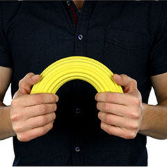 Cando Twist-n-bend Hand/wrist Exerciser  Yellow