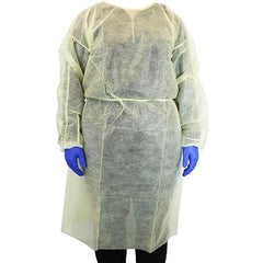 protective procedure gown x large yellow nonsterile not rated disposable packaging type case
