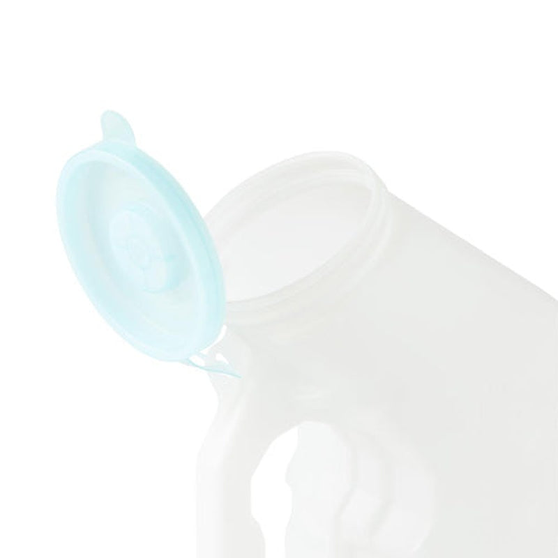 Deluxe Male Urinal  1000 Ml W/glow-in-the-dark Cover Cs/48