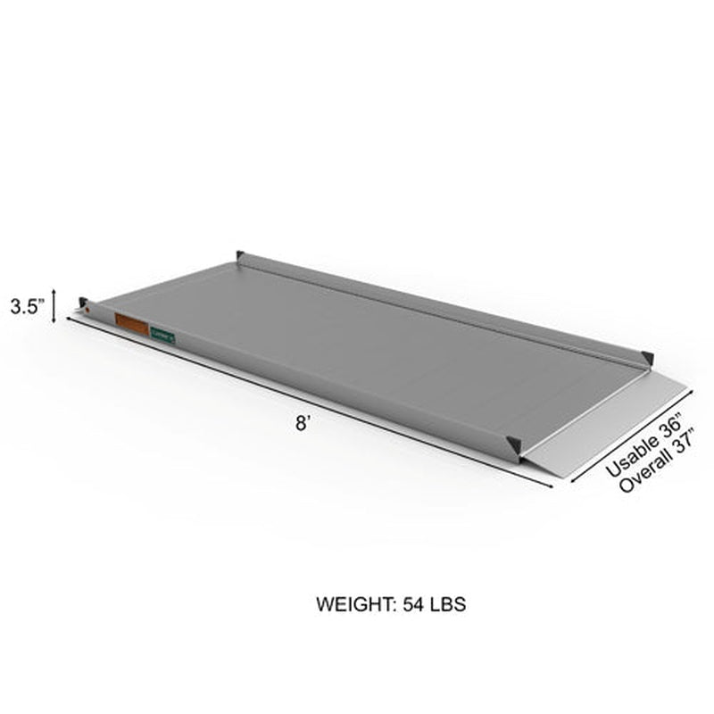 Gateway 3G Solid Surface Ramp 8 Ft – Durable Portable Aluminum Wheelchair Ramp