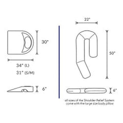 medcline shoulder relief system bundle s m up to 59 medcline shoulder positioner system mk1254776ea