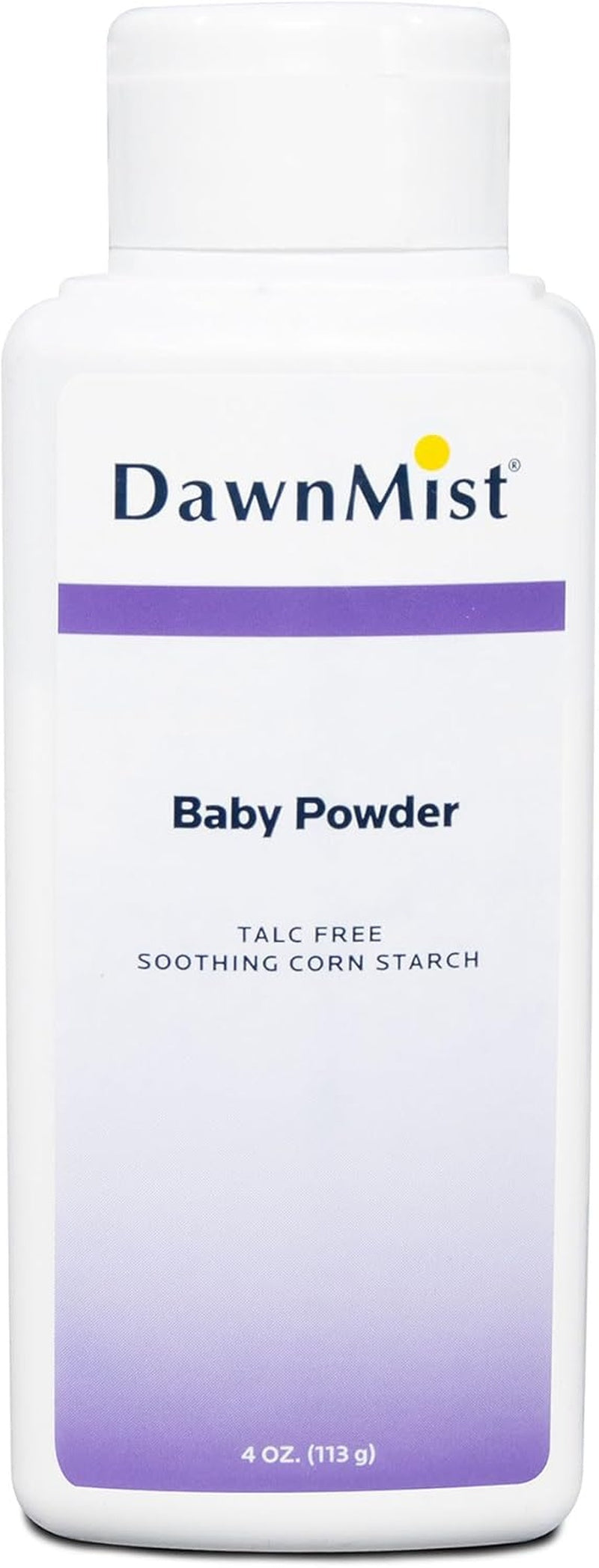 baby powder dawnmist 4 oz scented shaker bottle aloe vitamin e packaging type case