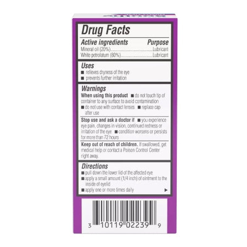 bausch lomb soothe lubricant eye ointment nighttime dry eye therapy soothe eye lubricant mk1113365ea