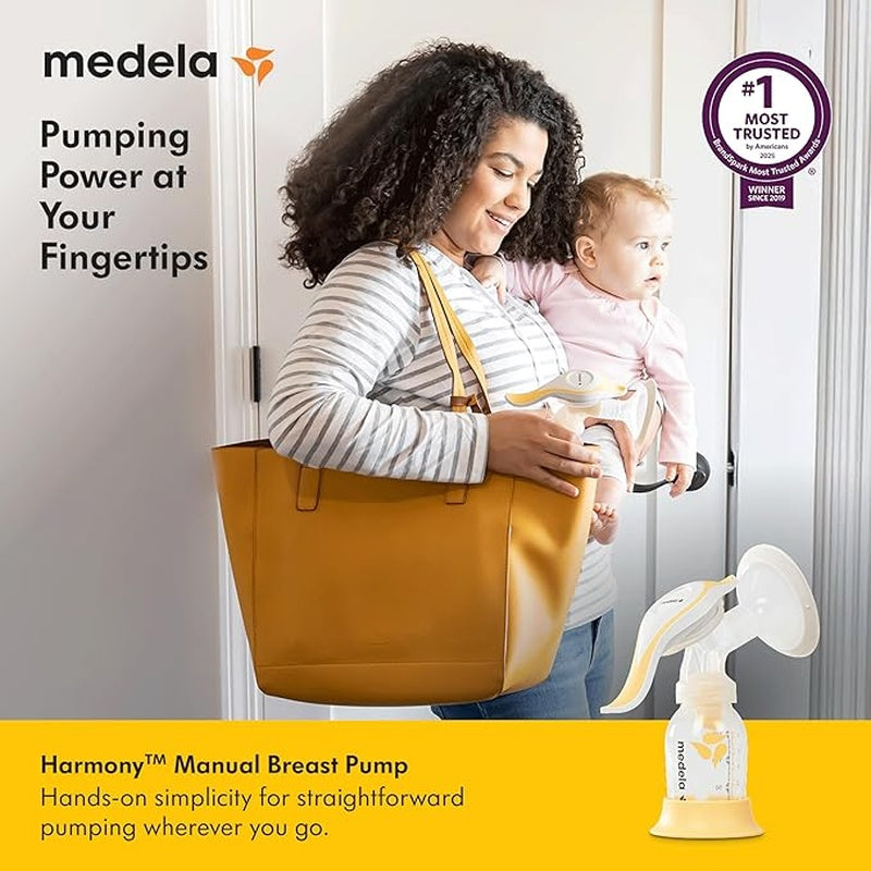 manual breast pump kit harmony packaging type case