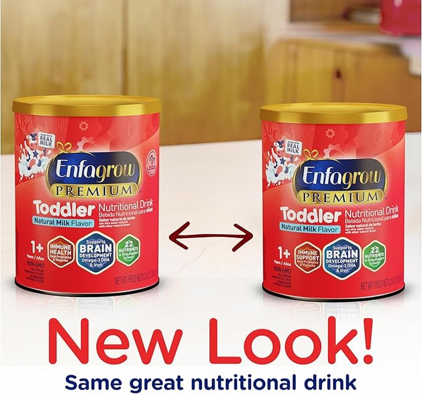 pediatric oral supplement enfagrow premium toddler unflavored 24 oz can powder