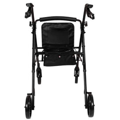 Rollator  Aluminum  Height Adjustable  Black   All Care Store 