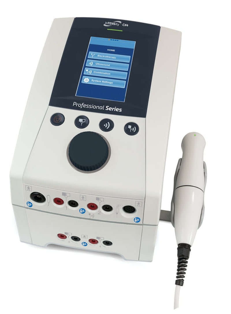 intensity cx4 clinical electrotherapy and ultrasound system with therapy cart