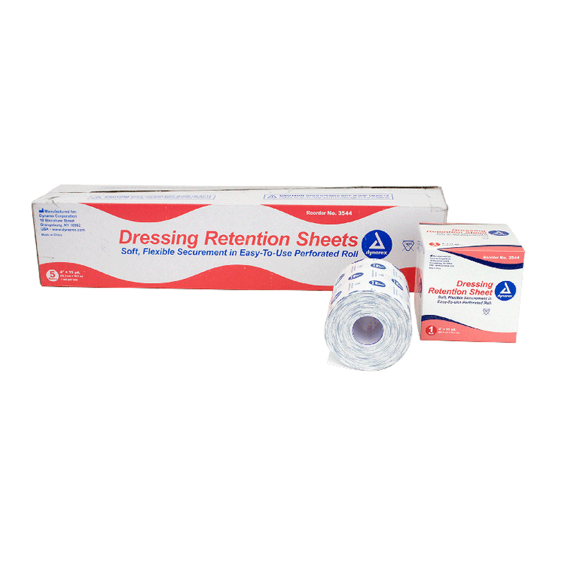 dynarex dressing retention sheet