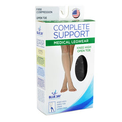 X-frm Surg Weight Stkngs X-lrg 20-30mmhg  Below Knee O/t Blk