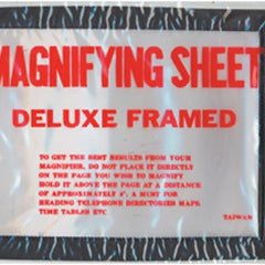 magnifier full page reading fresnel 7 x10 w border