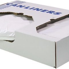 Trash Bag Heritage 60 gal. Clear LLDPE 1.1 mil 38 X 58 Inch Star Seal Bottom Flat Pack, Packaging Type- Case