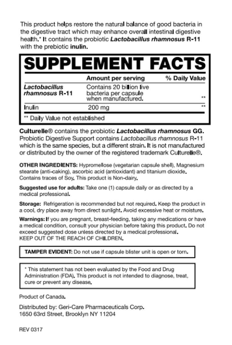 gut flora support capsules