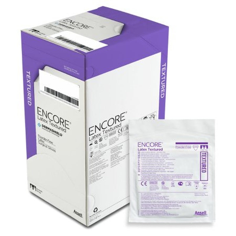 encore latex textured surgical glove size 7 ivory encore latex textured surgical glove mk293295bx