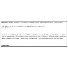 oral swab toothette® plus untreated foam tip 20 per pack 3