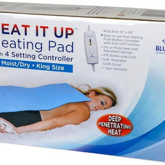 heating pad 12 x24 moist dry 4 position switch auto off