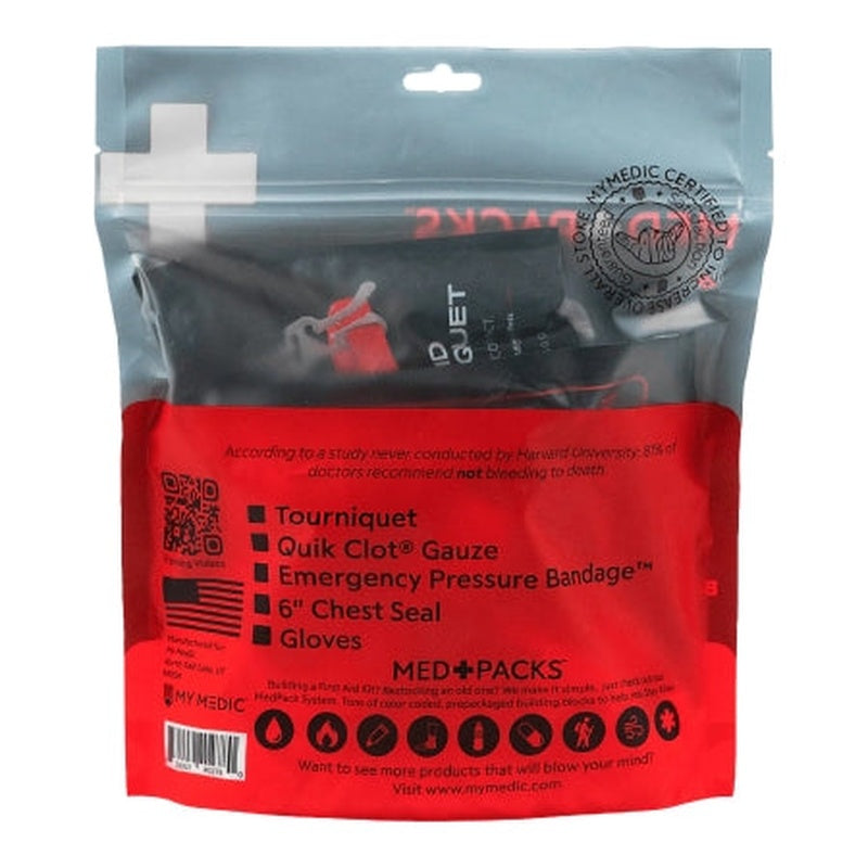 my medic med packs first aid kit to stop bleeding emergency supplies in portable pouch my medic med packs bleed stopper first aid kit mk1207741ea