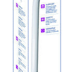 grab bar powder coated 12in