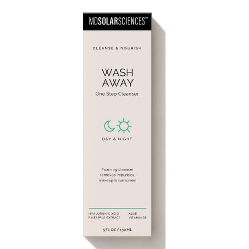 mdsolarsciences wash away one step cleanser 5 oz mdsolarsciences wash away one step facial cleanser mk1230942ea