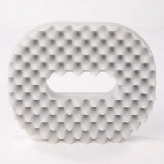 Donut Cushion  Convoluted Red Plaid 16  By Alex Ortho   All Care Store