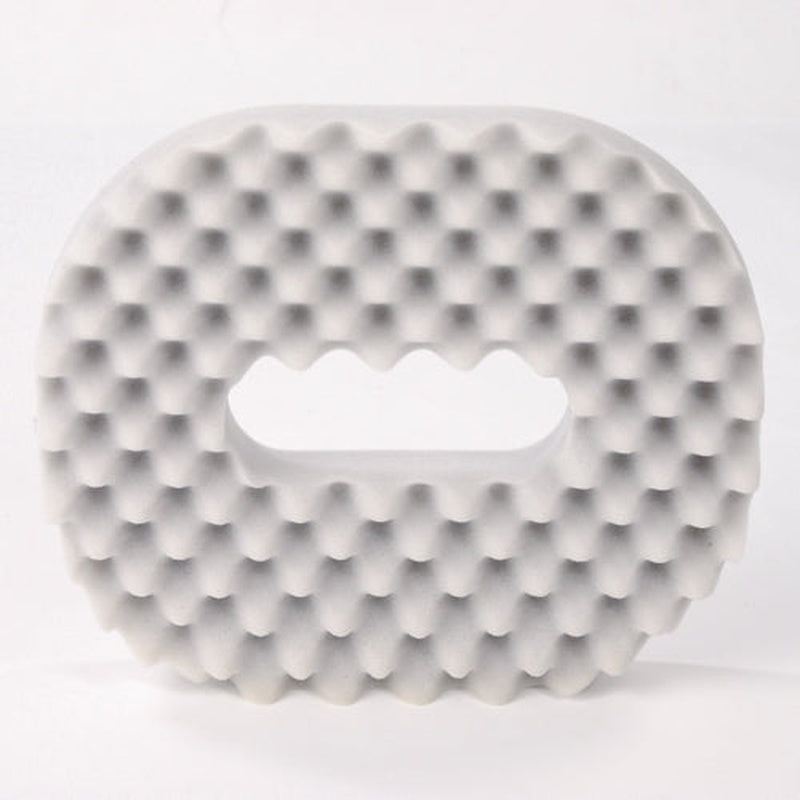 Donut Cushion  Convoluted Red Plaid 16  By Alex Ortho   All Care Store