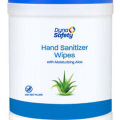 hand sanitizer wipes with moisturizing aloe