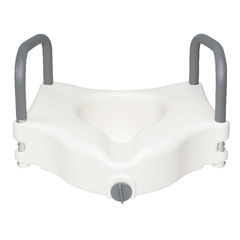 dynarex raised toilet seat with arms