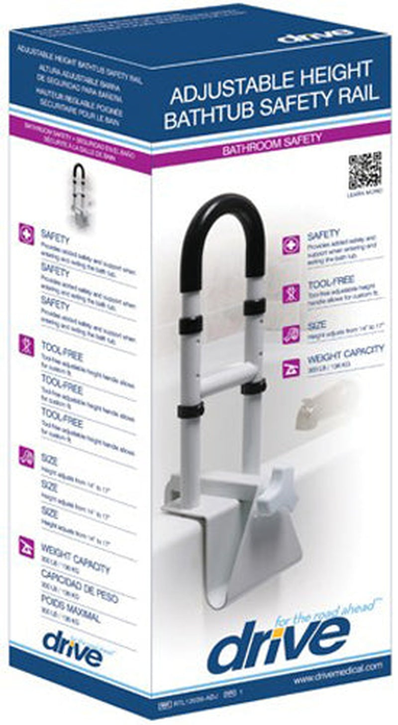 Tub Rail   Clamp on Retail Pack  White   All Care Store