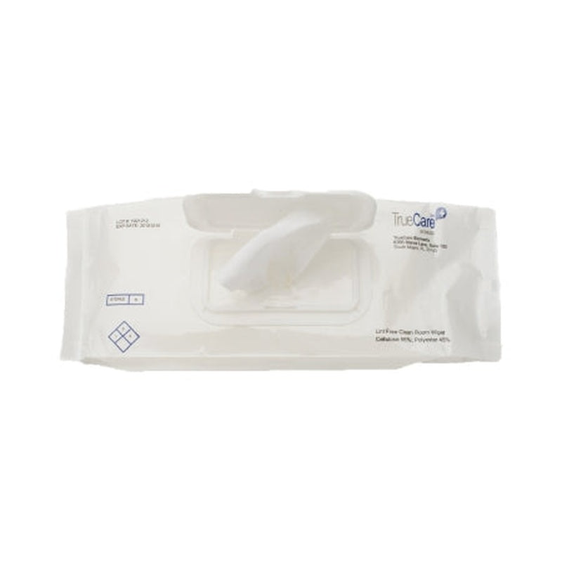 TrueCare Surface Disinfectant Cleaner Premoistened Cleanroom Manual Pull Wipe 30 Count Soft Pack Alcohol Scent Sterile | 24PK/Case