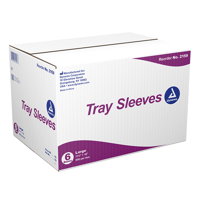 dynarex tray sleeves