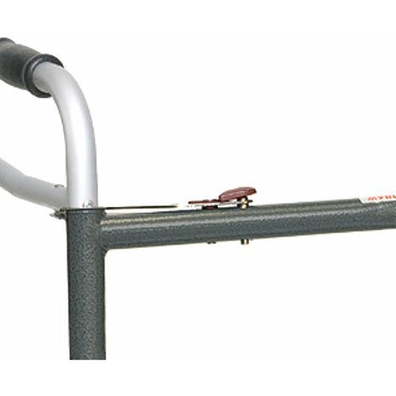 ProBasics Aluminum Two-Button Release Folding Walker Lightweight, Weight Support-300lbs, Wheel Size-5inch, WKAAW2B