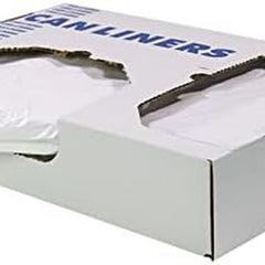 Trash Bag Heritage 60 gal. Clear LLDPE 1.1 mil 38 X 58 Inch Star Seal Bottom Flat Pack, Packaging Type- Case