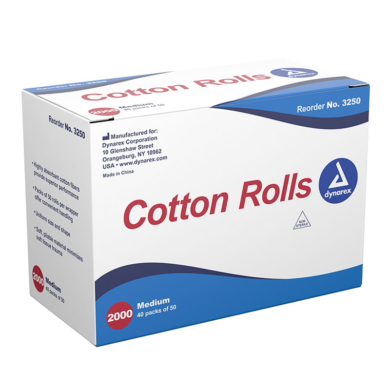 dynarex cotton rolls