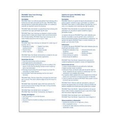 foam dressing proximel basic non border 4 x 4 inch without border waterproof film backing nonadhesive square sterile