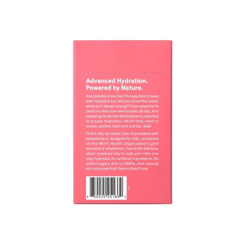 Oral Electrolyte Solution Cure Pink Lemonade Flavor 7.6 Gram Electrolyte, Packaging Type- Case
