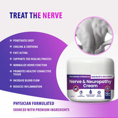Nerve & Neuropathy Cream 2.82 Oz. Jar   Each