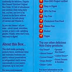 Rice Dream Original Rice Drink - Enriched Organic - Case Of 8 - 64 Fl Oz.