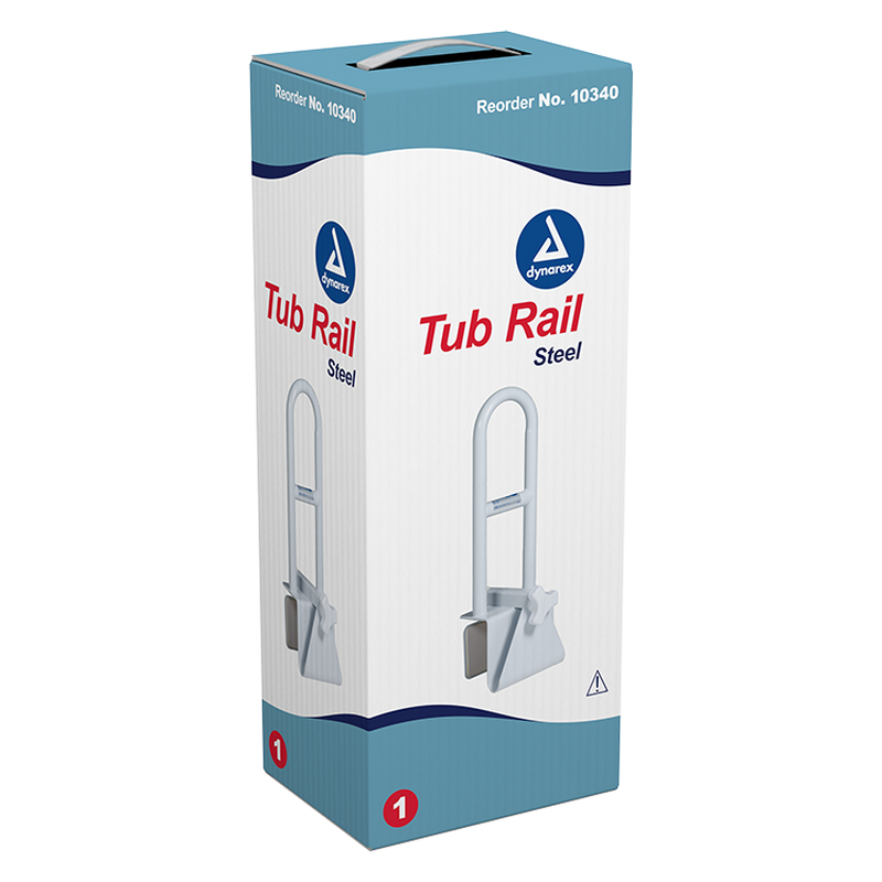 steel clamp on tub rail