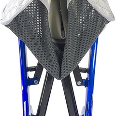 nitro dlx rollator firm foam seat blue frame