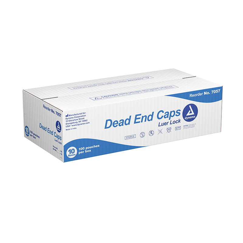 dynarex dead end caps luer lock