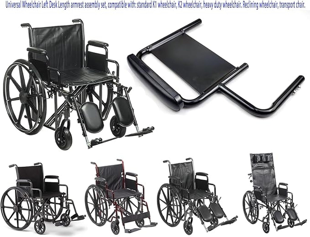 ARMREST ASSEMBLY, DESK, LEFT PROBASICS K7 WHEELCHAIR