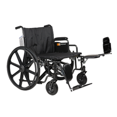 dynarex bariatric hd wheelchair w elr