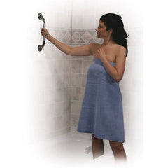 grab bar knurled chrome 18in