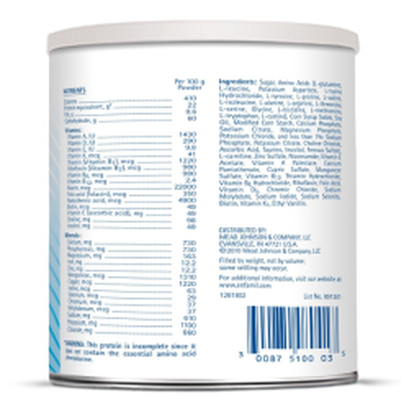 oral supplement phenyl free 2 vanilla flavor powder 1 lb can packaging type case