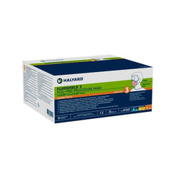 procedure mask with eye shield fluidshield anti fog foam astm level 3 earloops one size fits most packaging type box