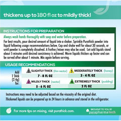 dysphagia thickener slightly thick