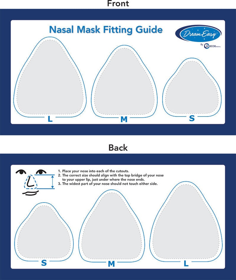 dreameasy nasal mask starter kit with headgear all sizes